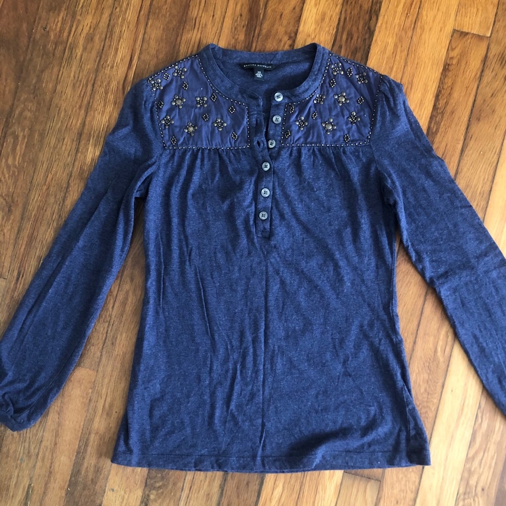 Banana Republic Top with Beading